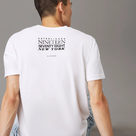Calvin Klein Ανδρική κοντομάνικη μπλούζα Typeface Graphic Tee